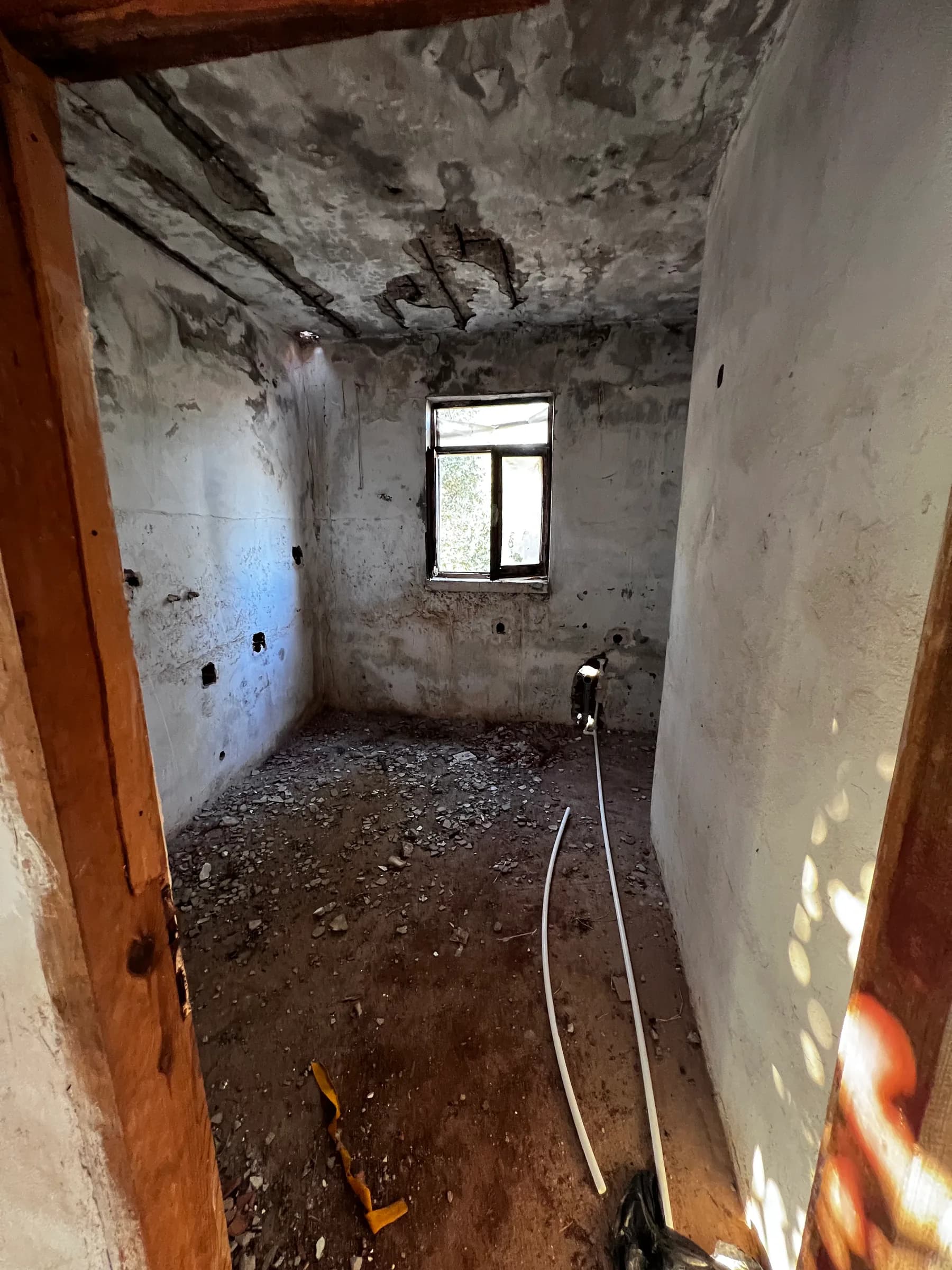 Een kamer vóór de renovatie